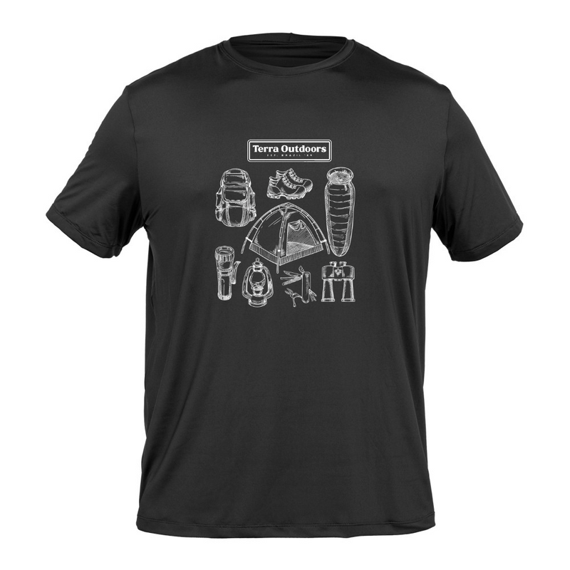 Camiseta Camping Acessórios